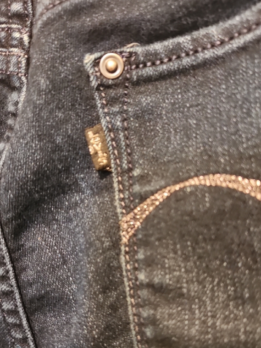 🔥Levi's Signatute Dark Blue Skinny Jeans - Picture 5 of 6